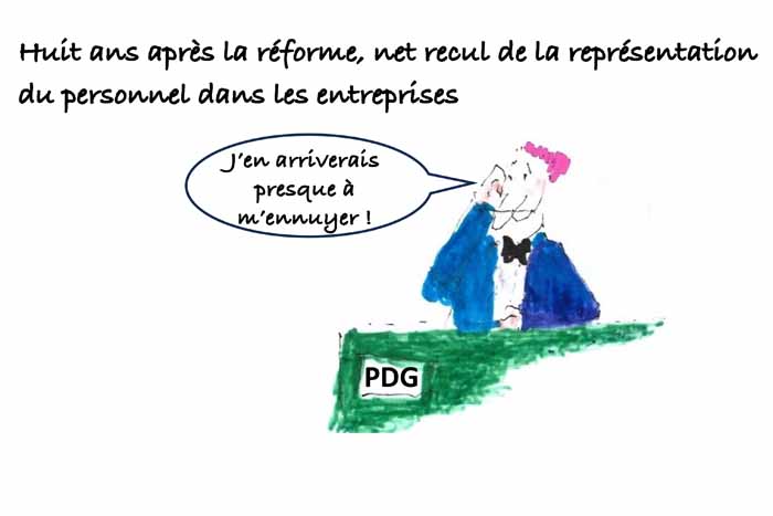 Les clés du social : Huit ans après la réforme, net recul de la représentation du personnel dans les entreprises