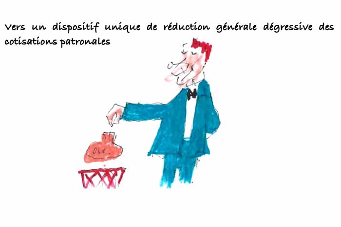 Les clés du social : Vers un dispositif unique de réduction générale dégressive des cotisations patronales