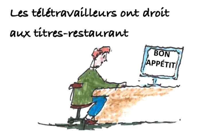 Les clés du social : Les télétravailleurs ont droit aux titres-restaurant