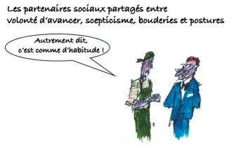 Les clés du social : Les partenaires sociaux partagés entre volonté d'avancer, scepticisme, bouderies et postures