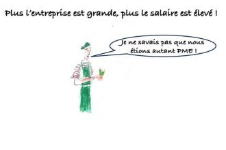 Les clés du social : Plus l'entreprise est grande, plus le salaire est élevé !